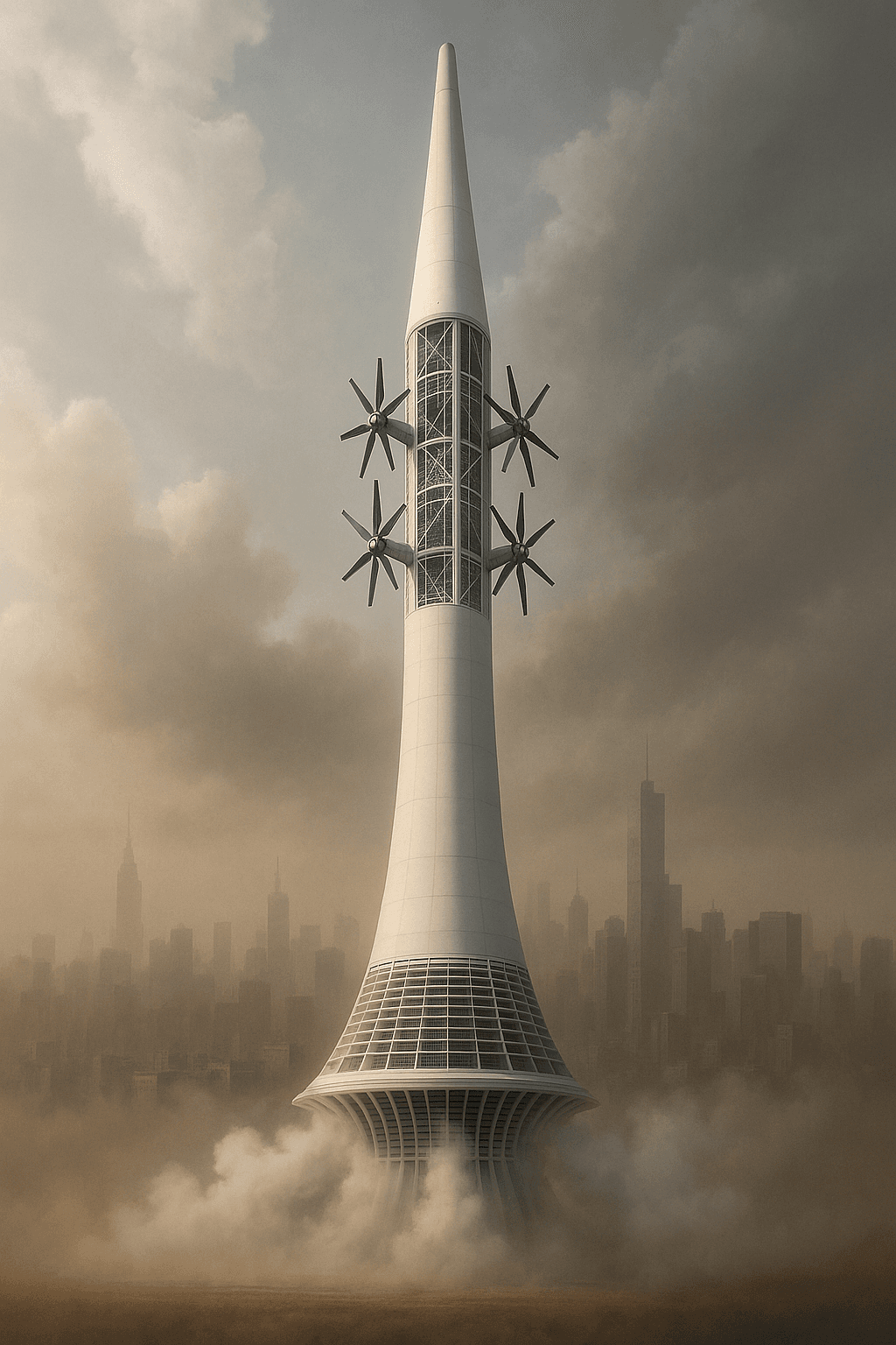 Aether Spire: The Self-Sustaining Tower That Breathes Clean Air into Cities